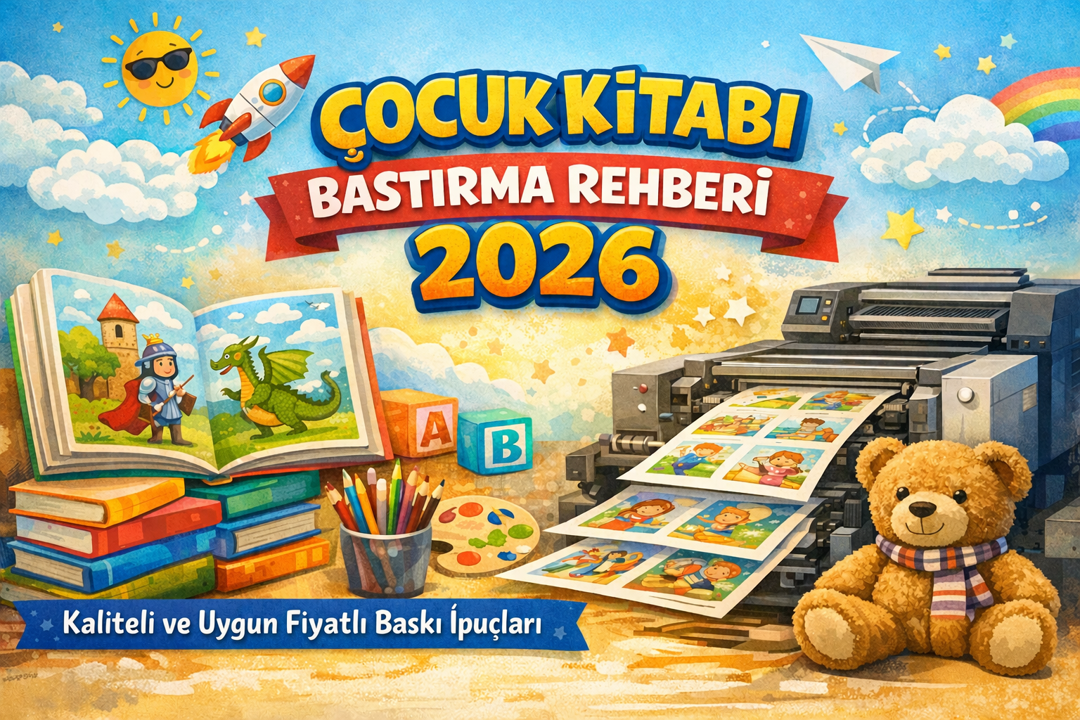 Resimli Çocuk Kitabı Bastırmak | Uygun Fiyatlı ve Kaliteli Baskı