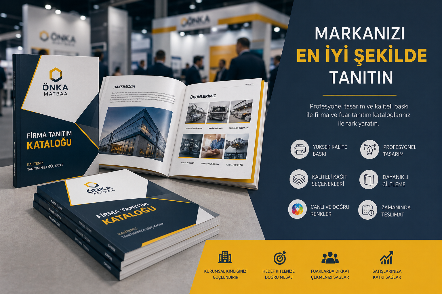 Firma ve Fuar Tanıtım Kataloğu Basımı