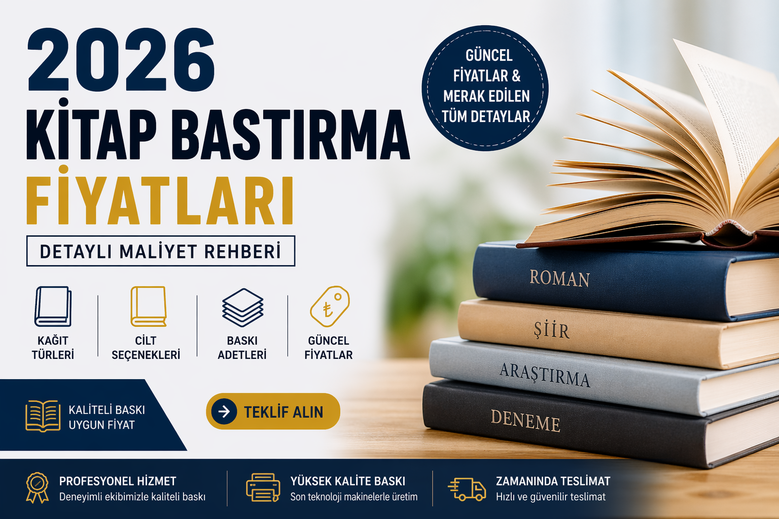 Kitap Bastırma Fiyatları | Ankara Kitap Baskı